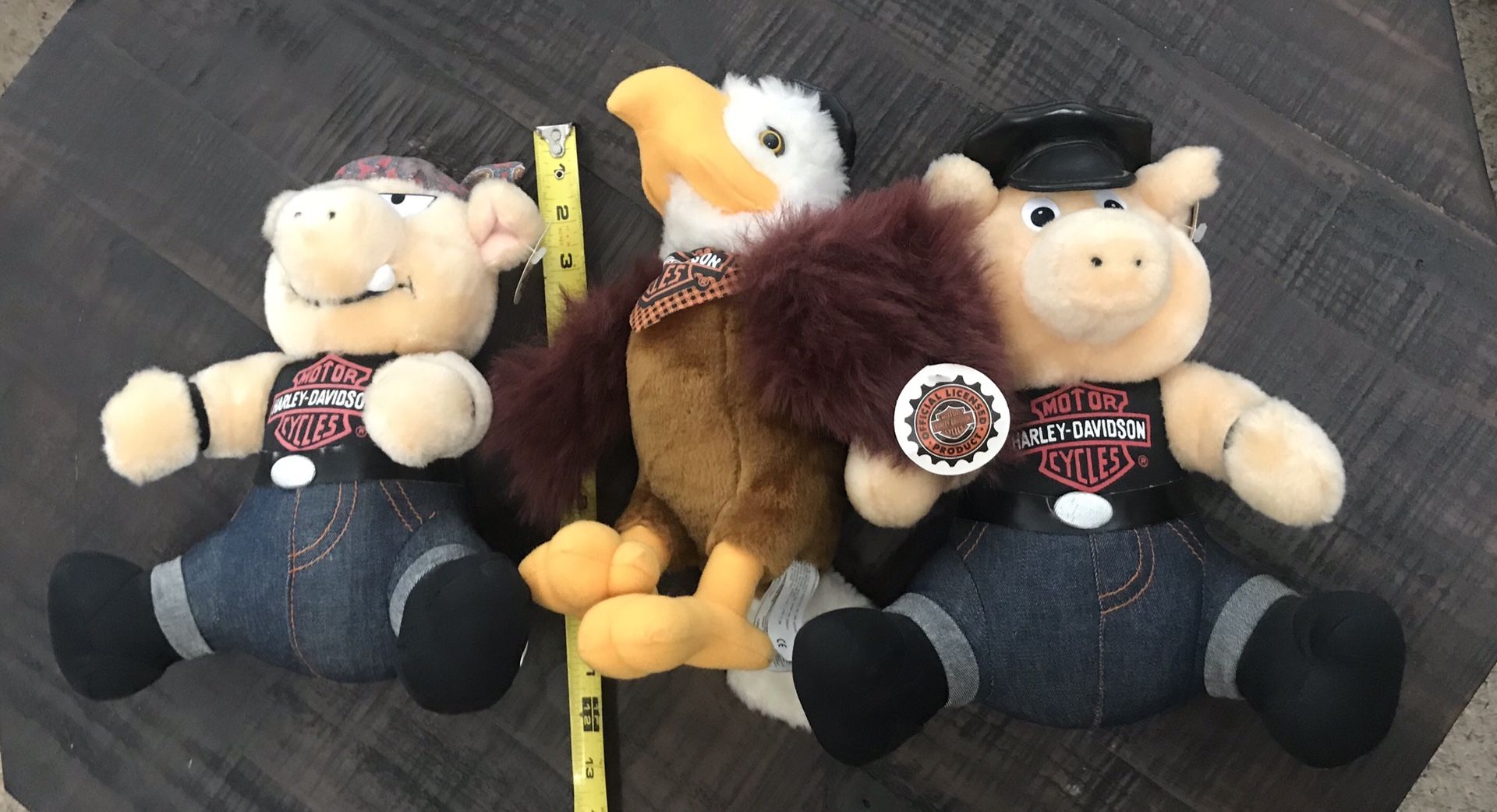 Harley Davidson Plush Toy $5 Each or All for $12