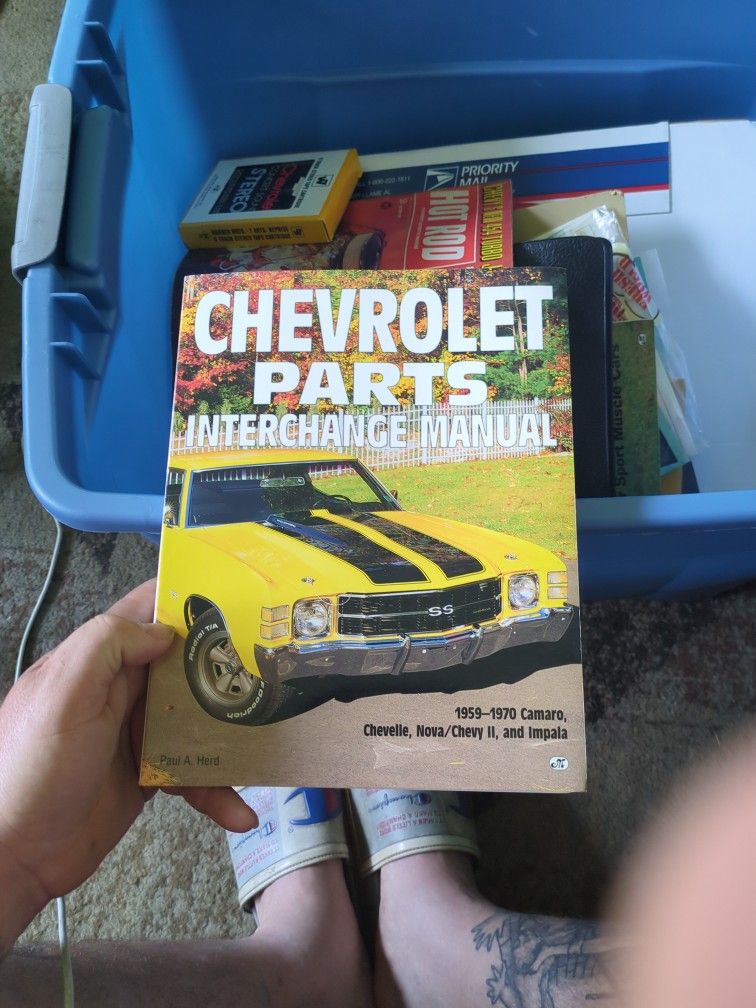 Chevrolet Parts Instruction Manual 1959 And 1970