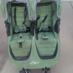 City CITI Mini Double stroller Green