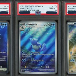 Complete PSA 10 Set of151 Pokémon cards!