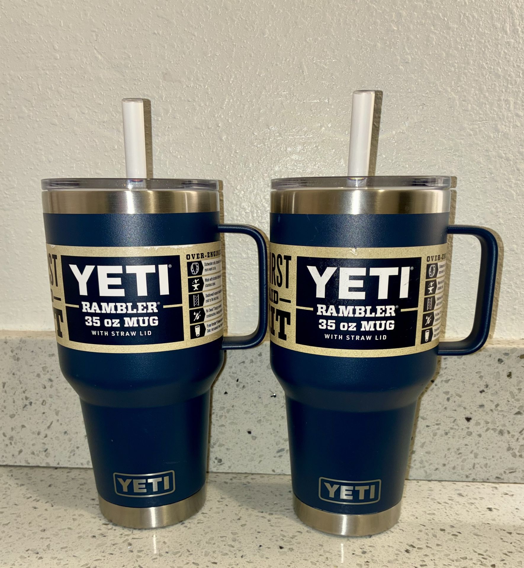 YETI 35oz Tumbler (Navy Blue) Brand New