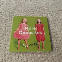 Lovevery More Opposites Board Book