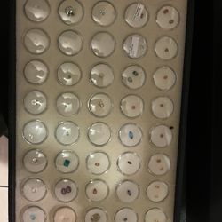 4 Packages COLLECTION OF LOOSE GEMSTONES IN DISPLAY CASES