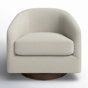 Bennett Upholdtered Swivel Barrel Chair
