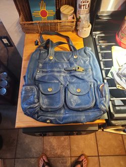 Marc By Marc Jacobs Large Blue Purse
