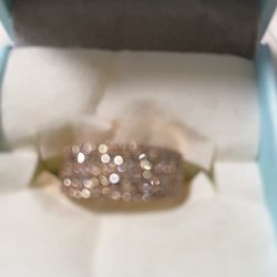 14k Yellow Gold band With real natural diamonds . $500