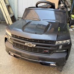 Kids Black Silverado Truck 