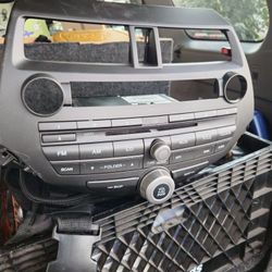 Honda Accord  Radio With Climate Controls Center Console Factory