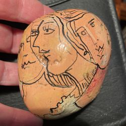 Artisan Painted Rock