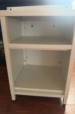 Metal cabinet white