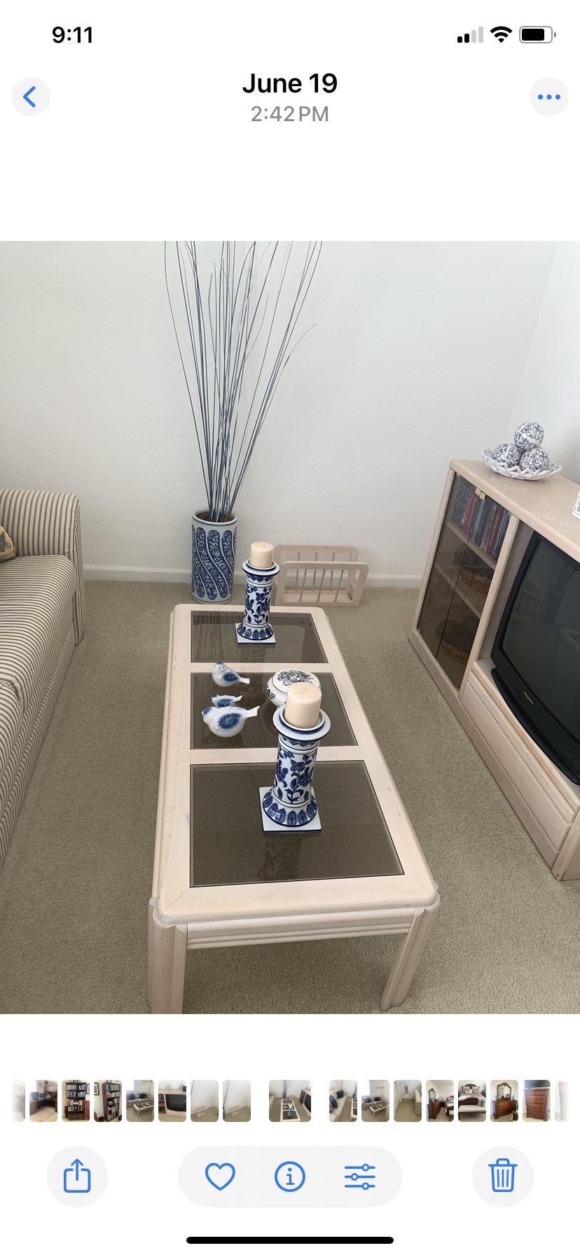 Whitewashed Coffee & Accent Tables