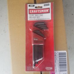 Craftsman 13 Piece Ball End Hex Keys Set