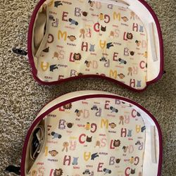 Portable tray table for car seats strollers varies ways