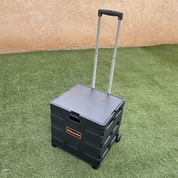 New Portable Folding Utility Trolley Box