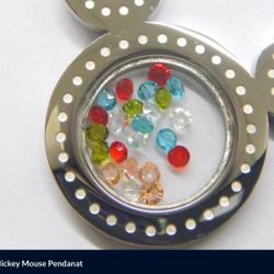 Stainless Steel Mickey Mouse Pendant