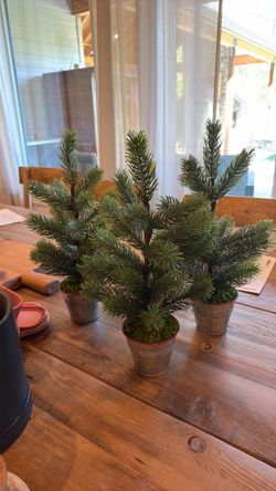 3 Faux Trees