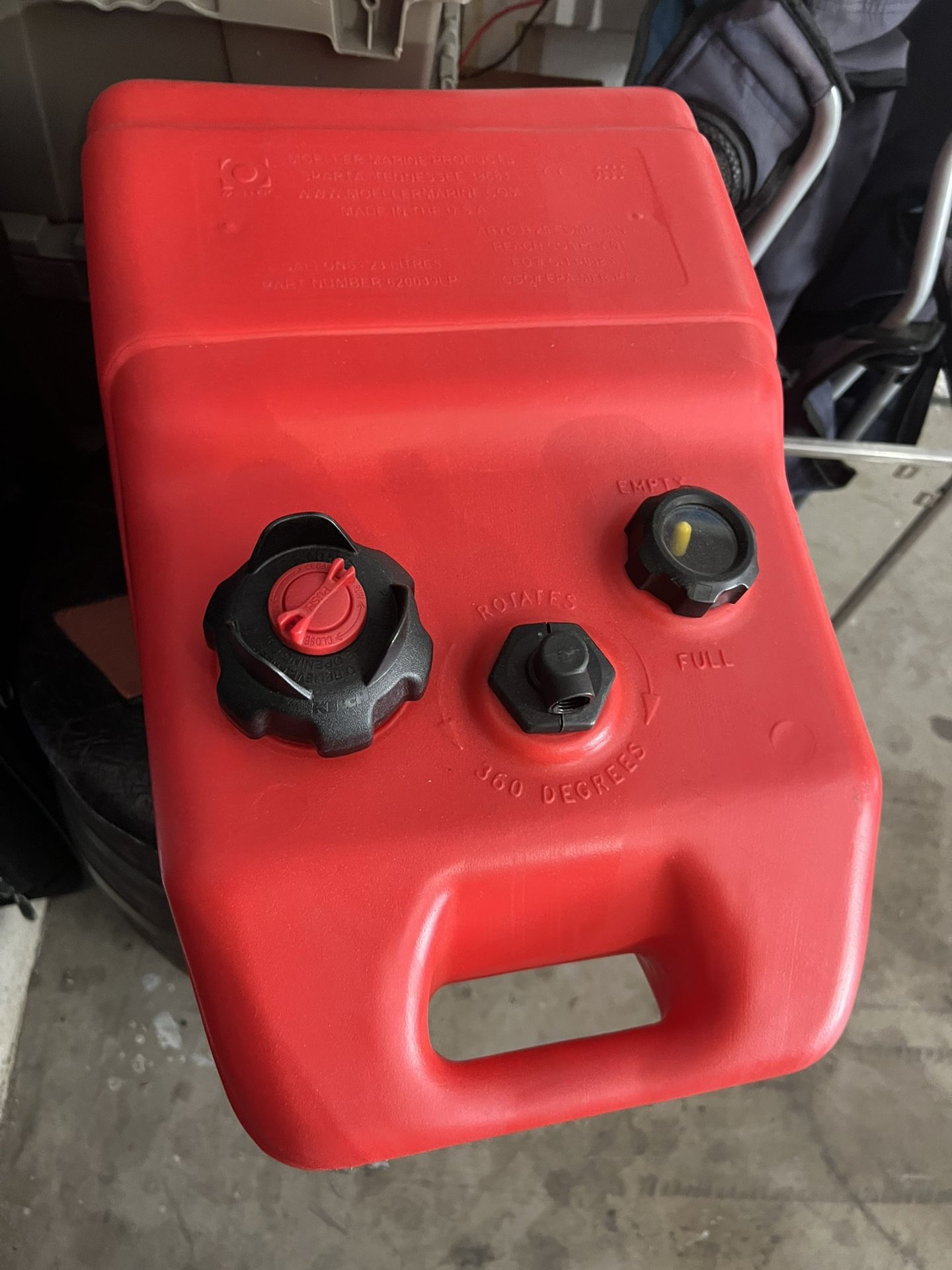 New 6 Gallon Boat Gas Tank