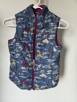 Ariat Printed Emma Reversible Vest Size Y medium NWOT kids equestrian designer