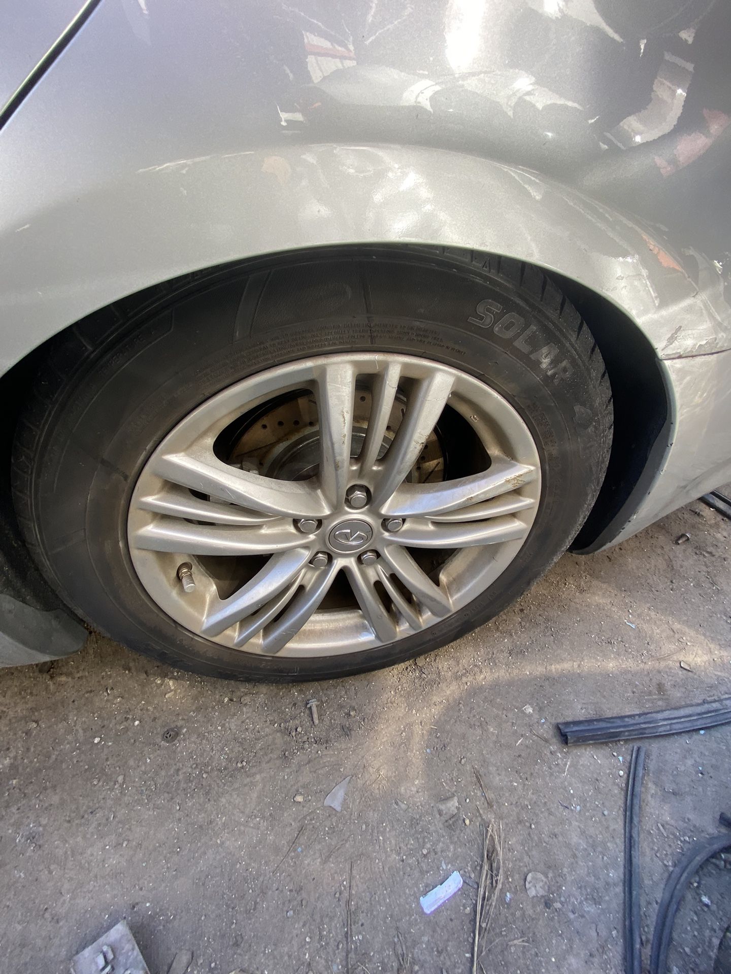 2007-2015 INFINITI G35 G37 G25 Q40 SEDAN RIM 17” BASE MODEL