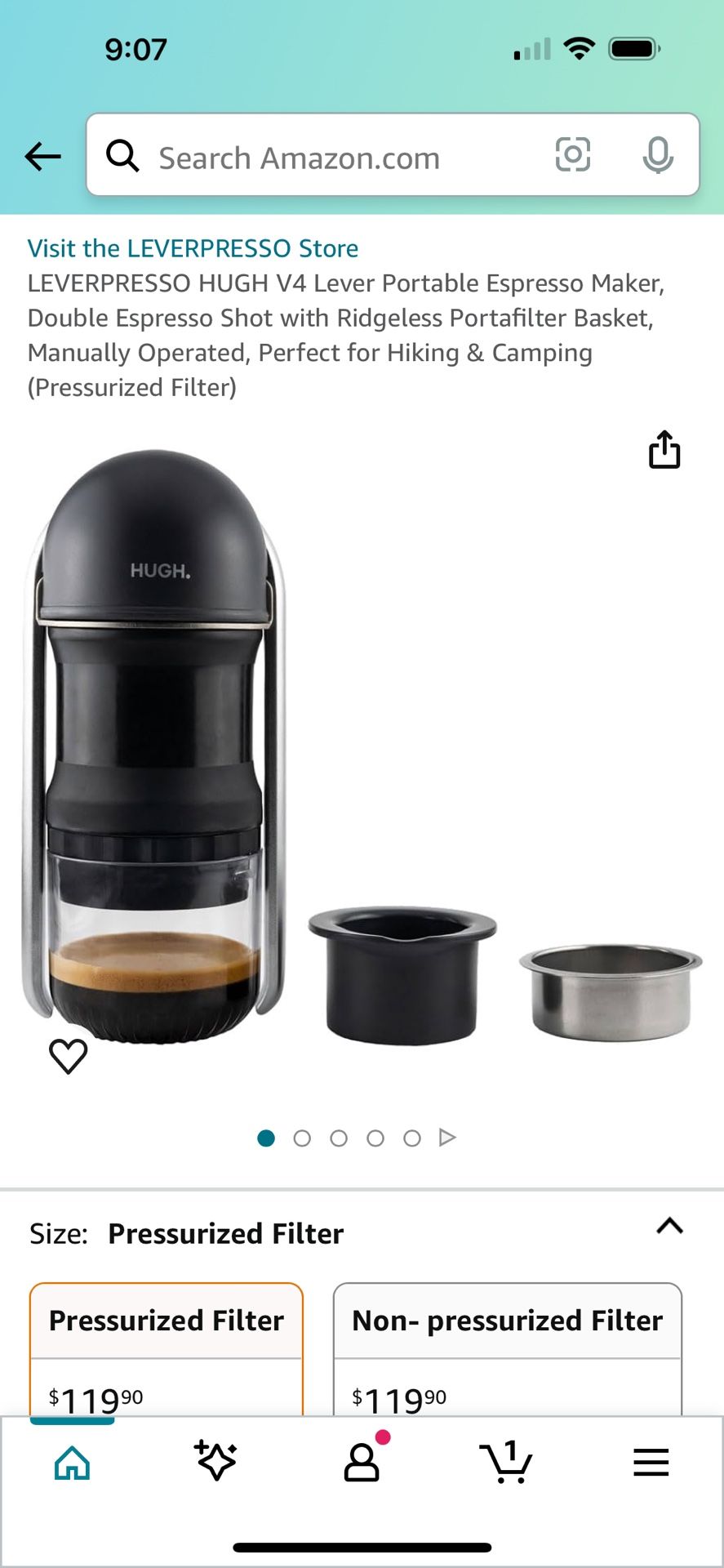 Portable Espresso Maker For Camping Leverpresso