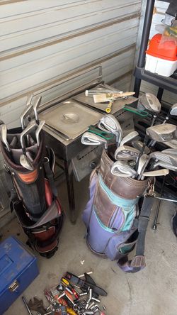 Golf clubs 10 bucks