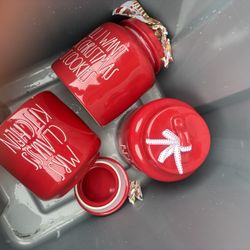 Assorted Rae Dunn Canisters Price Is For All