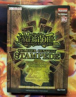2025 Yugioh Quarter Century STAMPEDE Mini Box New Sealed