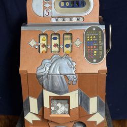 Vintage coin op Mills Horsehead BONUS 5c slot machine * Gem working condition
