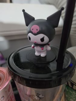 Kuromi Tumbler Cup with Straw