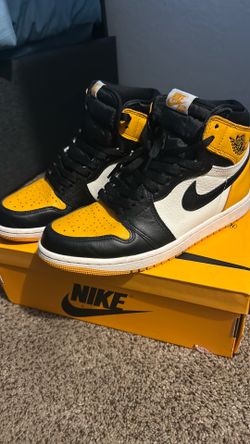 Men Air Jordan 1 Taxi