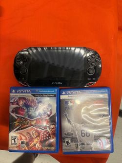 Sony PlayStation Vita Gaming Console PCH-1101 PS Vita + 2 Games+charger-Working