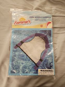 Pool noodle hammock