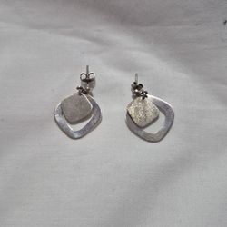 Aretes de plata