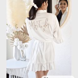 Satin Bride Robe