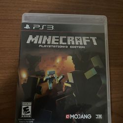 Minecraft - PlayStation 3 Edition (Sony PlayStation PS3, 2014) Tested & Working