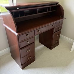Wood Rolltop Desk
