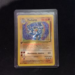 Machamp Holo 1st Edition Overseas Card