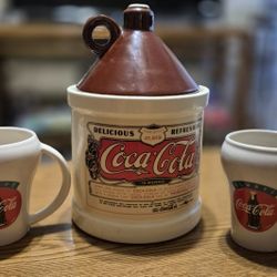 Vintage Coca-Cola cookie jar.