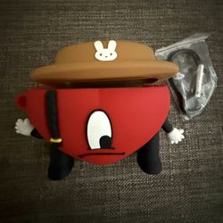 New  Bad Bunny Heart Soft Airpods Case fits AirPods Pro 2