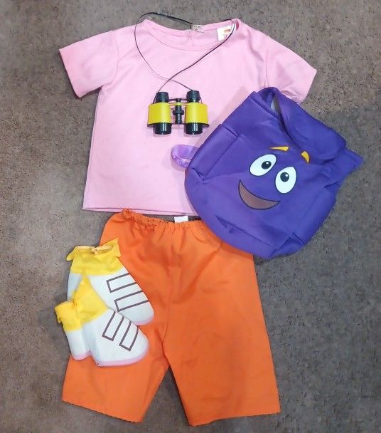 Dora Halloween Costume Size 4-5