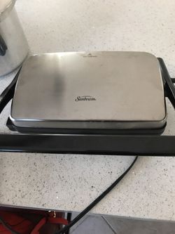 Sunbeam panini sandwich maker $15