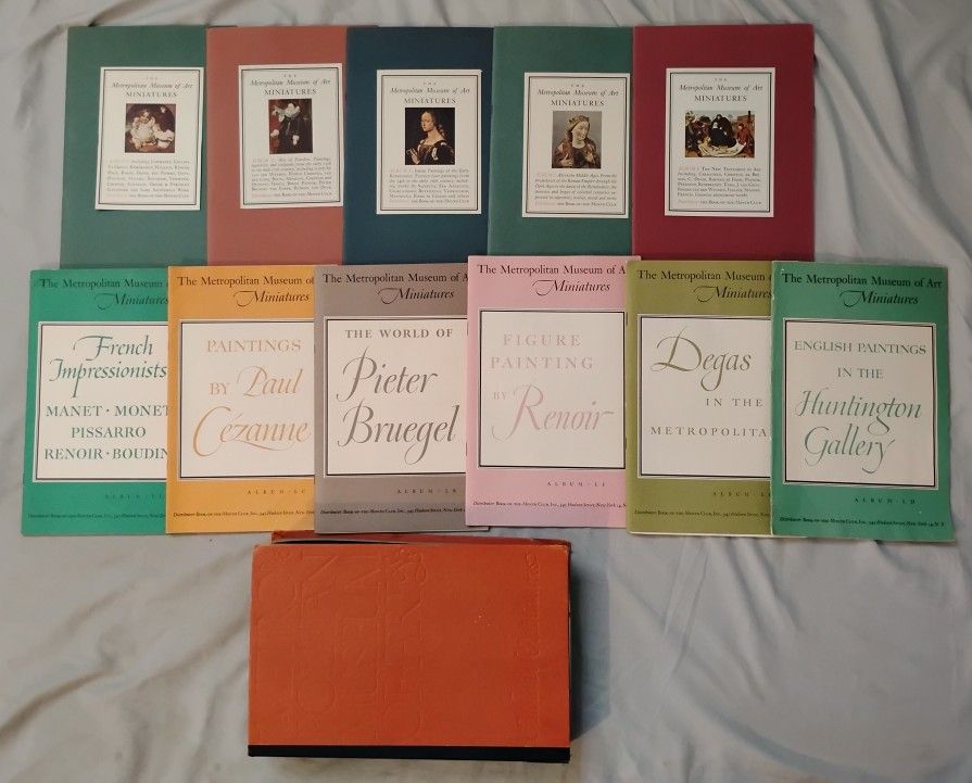 Metropolitan Museum Of Art Miniatures Books 3 Volumes