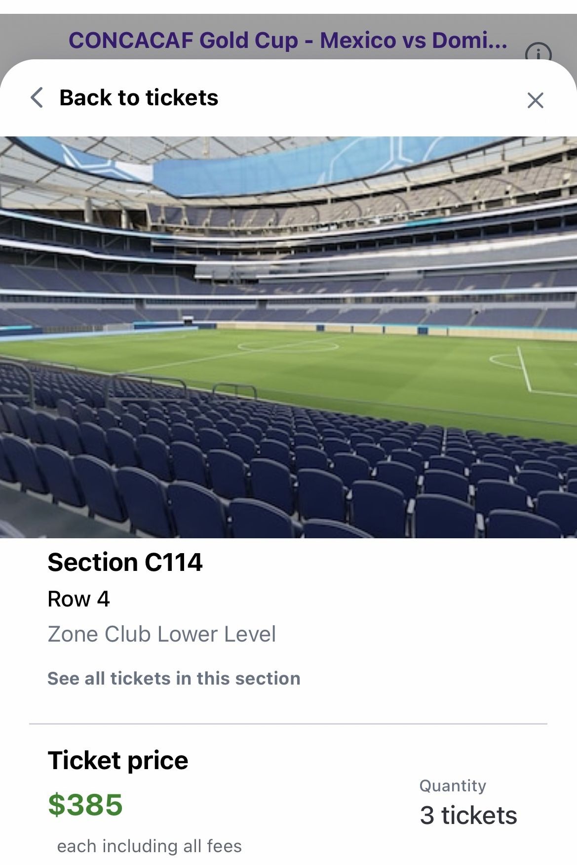 Mexico vs Dominican Republic 2 Tickets