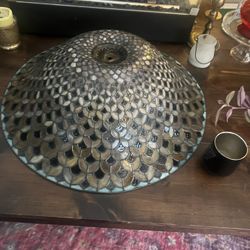 Antique Giant Tiffany Lamp Shade 
