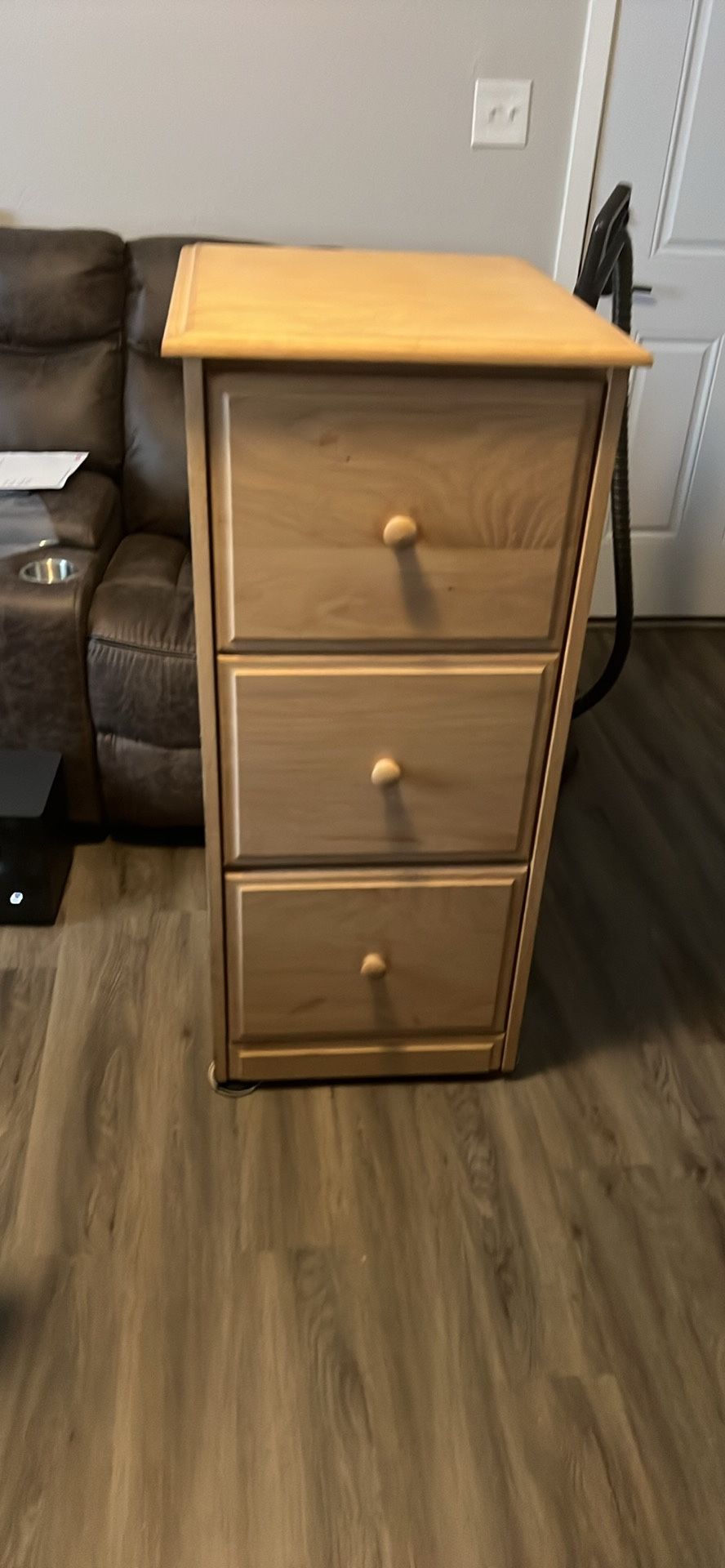 Oak Filing Cabinet