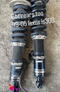 BC Racing front and rear Coilovers 99-05 Lexus IS300