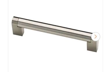 Liberty Stratford 5-1/16 in. (128 mm) Modern Cabinet Drawer Bar Pull in Stainless Steel