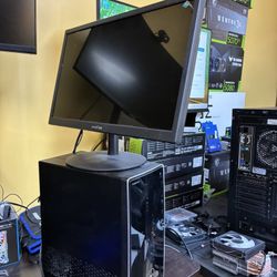 Dell Desktop With Monitor