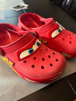 Kids McQueen crocs size 13C