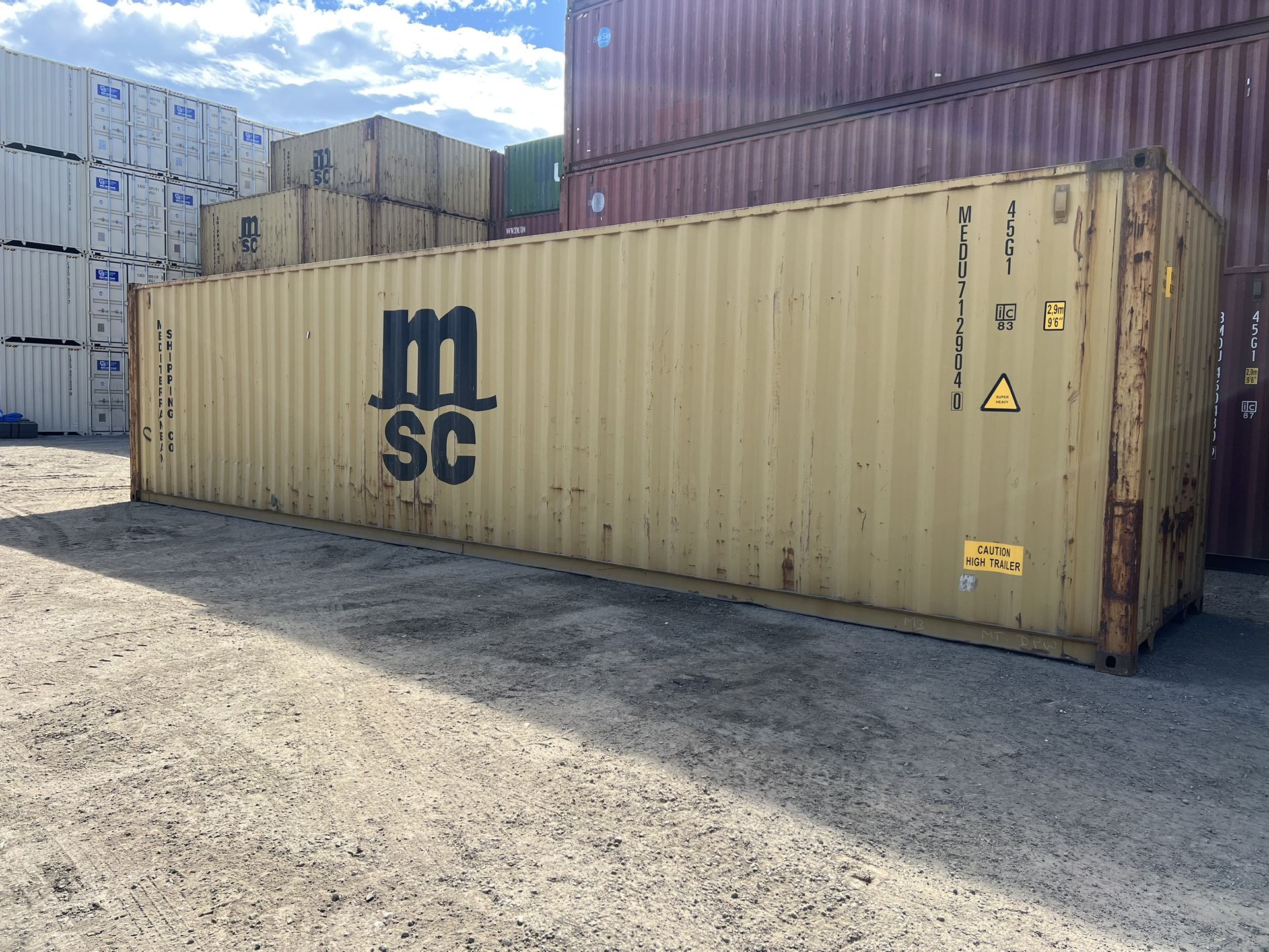 40ft HC Storage Shipping Container